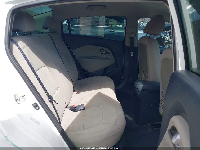 2014 Kia Rio VIN KNADN4A31E6419575 IAAI salvage auction — RIGHT FRONT, Salvage Title, sold $950 on 2026-08-27 (photo 8)