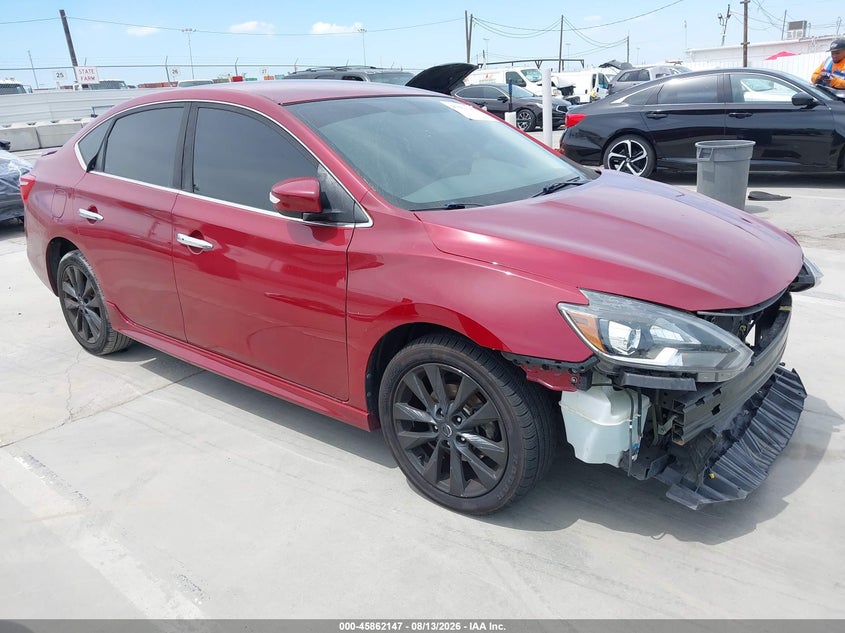 2017 Nissan Sentra VIN 3N1AB7AP0HY353457 IAAI salvage auction — FRONT END, Wait Title, sold $1,450 on 2026-08-21 (photo 1)