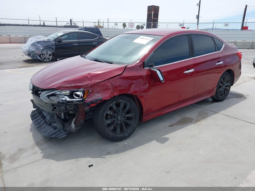 2017 Nissan Sentra VIN 3N1AB7AP0HY353457 IAAI salvage auction — FRONT END, Wait Title, sold $1,450 on 2026-08-21 (photo 2)