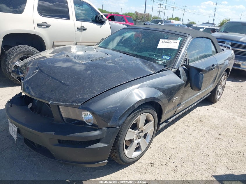 2007 Ford Mustang VIN 1ZVFT85H275244628 IAAI salvage auction — FRONT END, Salvage (Texas), sold $725 on 2026-09-21 (photo 2)
