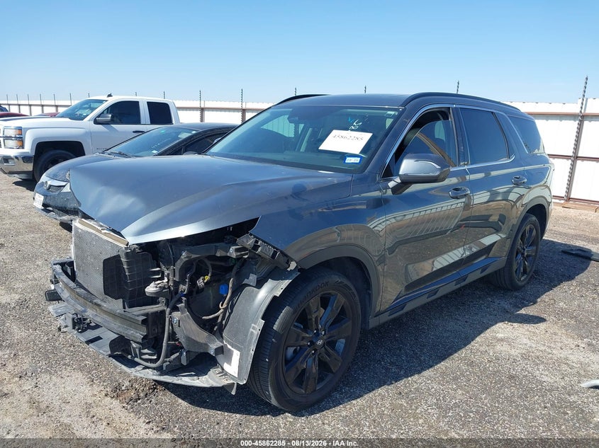 2024 Hyundai Palisade VIN KM8R34GE8RU793833 IAAI salvage auction — FRONT END, Wait Title, sold $10,075 on 2026-10-07 (photo 2)