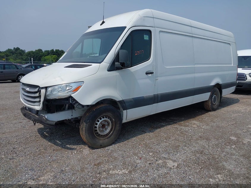 2019 Freightliner Sprinter 2500 VIN WDRPF1CD4KP160393 IAAI salvage auction — FRONT END, Clear (Pennsylvania), sold $12,050 on 2026-08-26 (photo 2)