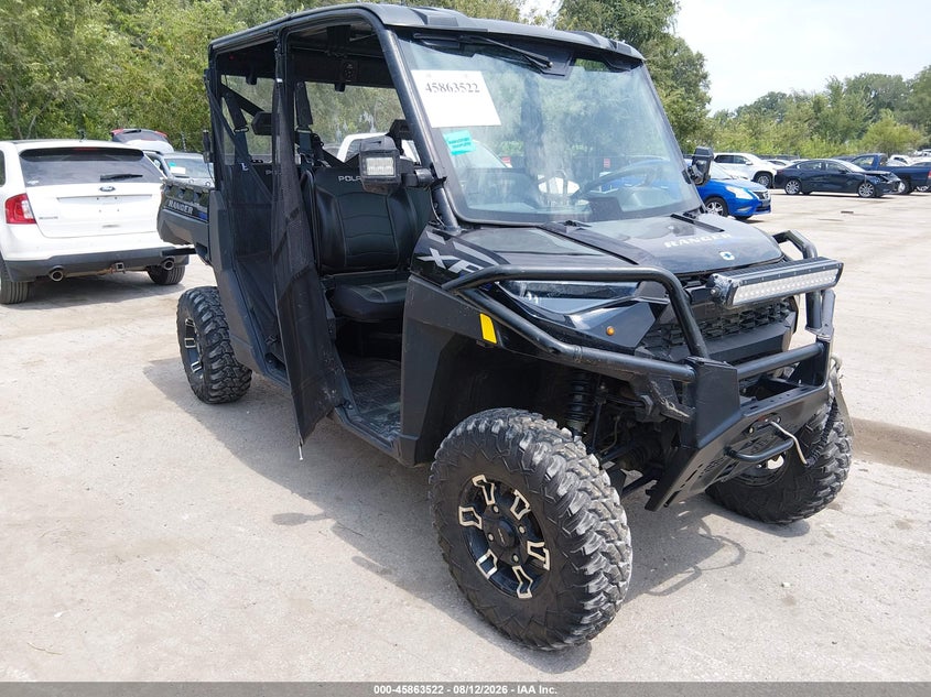 2023 Polaris Ranger VIN 4XARSE997P8044967 IAAI salvage auction — REAR END, Salvage Title, sold $8,350 on 2026-09-08 (photo 1)