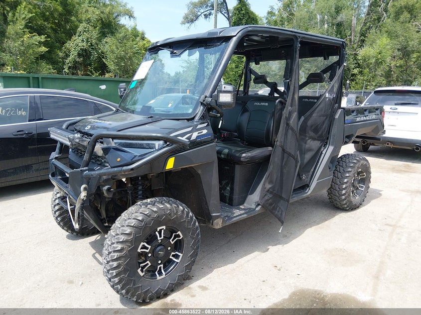 2023 Polaris Ranger VIN 4XARSE997P8044967 IAAI salvage auction — REAR END, Salvage Title, sold $8,350 on 2026-09-08 (photo 2)