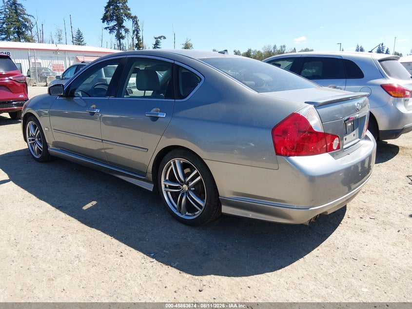 2006 Infiniti M45 VIN JNKBY01E96M206994 IAAI salvage auction — LEFT SIDE, Clear (Washington), sold $6,000 on 2026-09-06 (photo 3)