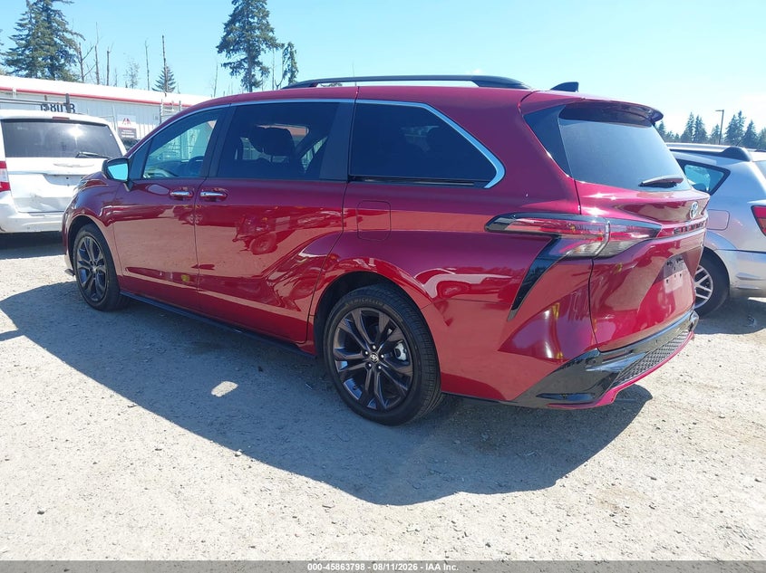 2024 Toyota Sienna VIN 5TDDRKEC4RS183645 IAAI salvage auction — LEFT REAR, Salvage Title, sold $35,000 on 2026-08-19 (photo 3)