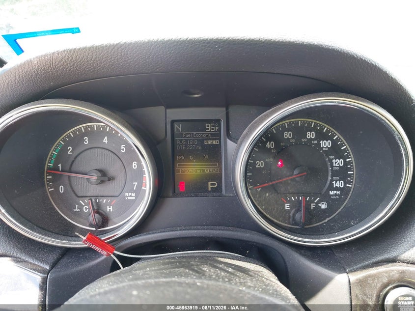 2011 Jeep Grand cherokee VIN 1J4RS4GG7BC524592 IAAI salvage auction — NORMAL WEAR, Original (Texas), sold $1,725 on 2026-08-14 (photo 7)