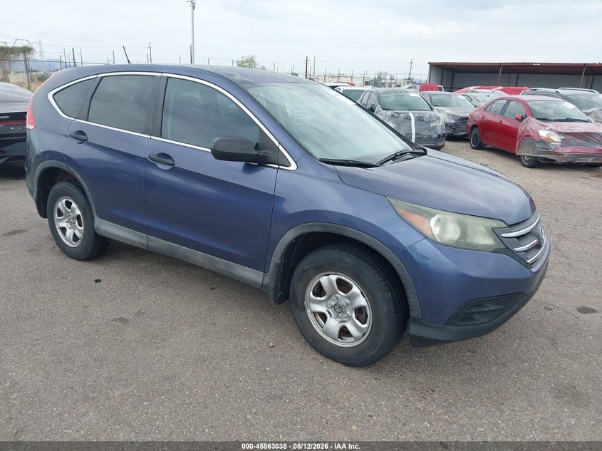 2013 Honda Cr-v VIN 2HKRM3H39DH509122 IAAI salvage auction — WATER/FLOOD, Salvage (Arizona), sold $2,000 on 2026-09-07 (photo 1)