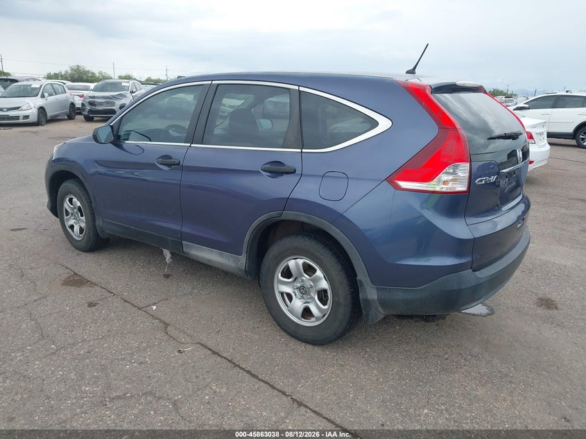 2013 Honda Cr-v VIN 2HKRM3H39DH509122 IAAI salvage auction — WATER/FLOOD, Salvage (Arizona), sold $2,000 on 2026-09-07 (photo 3)