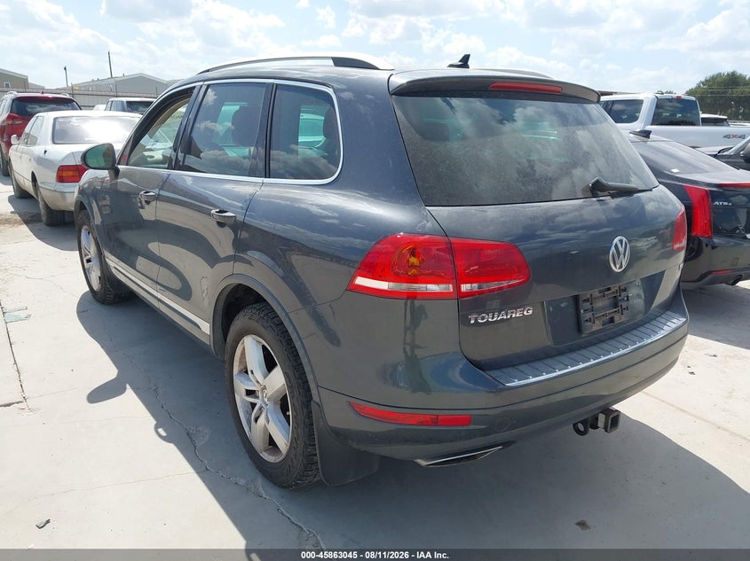 2012 Volkswagen Touareg VIN WVGEK9BP7CD008989 IAAI salvage auction — NORMAL WEAR, Original (Texas), sold $850 on 2026-08-18 (photo 3)