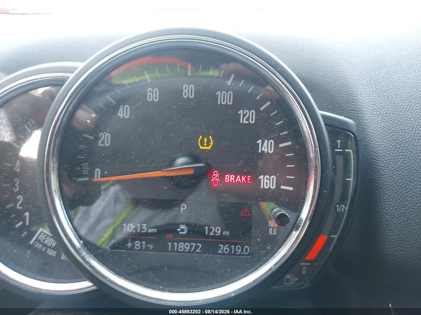 2018 Mini Countryman VIN WMZYS7C3XJ3E08519 IAAI salvage auction — REAR END, Clear (South Carolina), sold $3,200 on 2026-09-09 (photo 7)