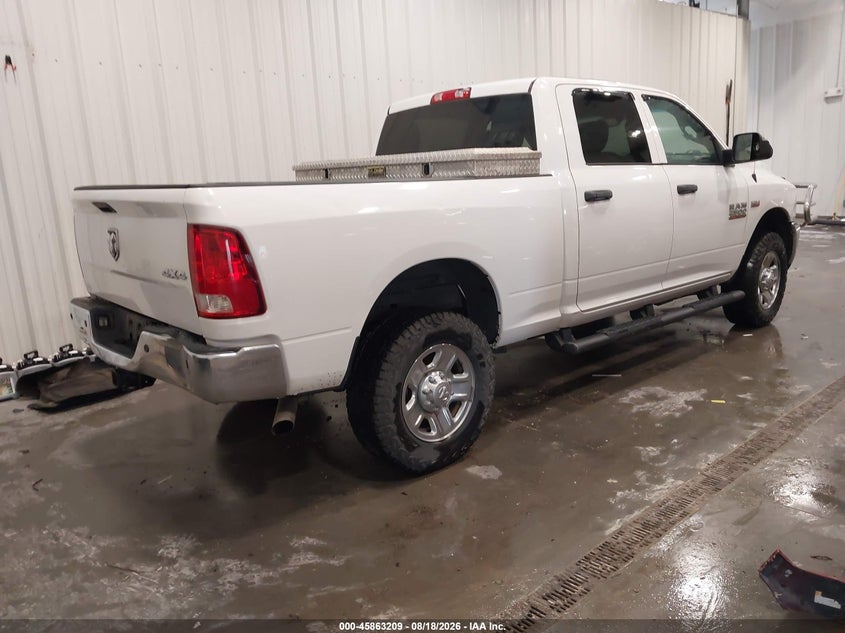 2017 Ram 2500 VIN 3C6UR5CJ0HG589722 IAAI salvage auction — HAIL, Salvage (Nebraska), sold $9,200 on 2026-09-11 (photo 4)