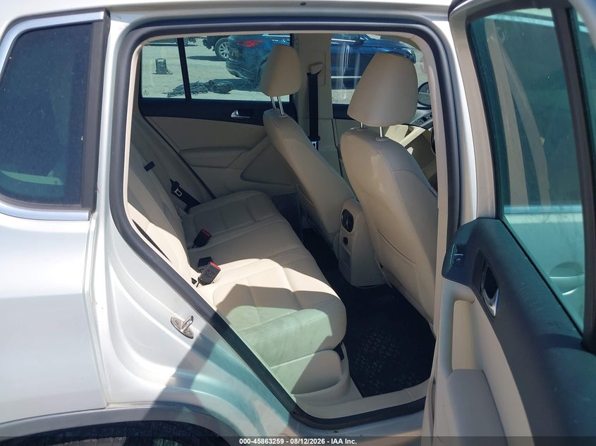 2013 Volkswagen Tiguan VIN WVGAV7AX8DW536316 IAAI salvage auction — SIDE, Original (Texas), sold $1,300 on 2026-08-19 (photo 8)