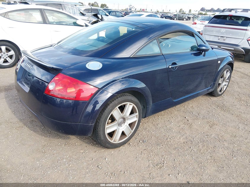 2003 Audi Tt VIN TRUSC28N731022853 IAAI salvage auction — NORMAL WEAR, Clear - Dealer Only (California), sold $175 on 2026-08-19 (photo 4)