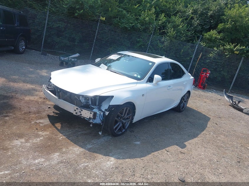 2019 Lexus Is VIN JTHCZ1D23K5016346 IAAI salvage auction — FRONT END, Salvage Title, sold $8,000 on 2026-08-27 (photo 2)