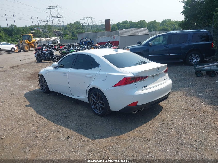 2019 Lexus Is VIN JTHCZ1D23K5016346 IAAI salvage auction — FRONT END, Salvage Title, sold $8,000 on 2026-08-27 (photo 3)