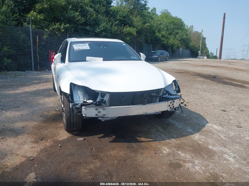 2019 Lexus Is VIN JTHCZ1D23K5016346 IAAI salvage auction — FRONT END, Salvage Title, sold $8,000 on 2026-08-27 (photo 6)