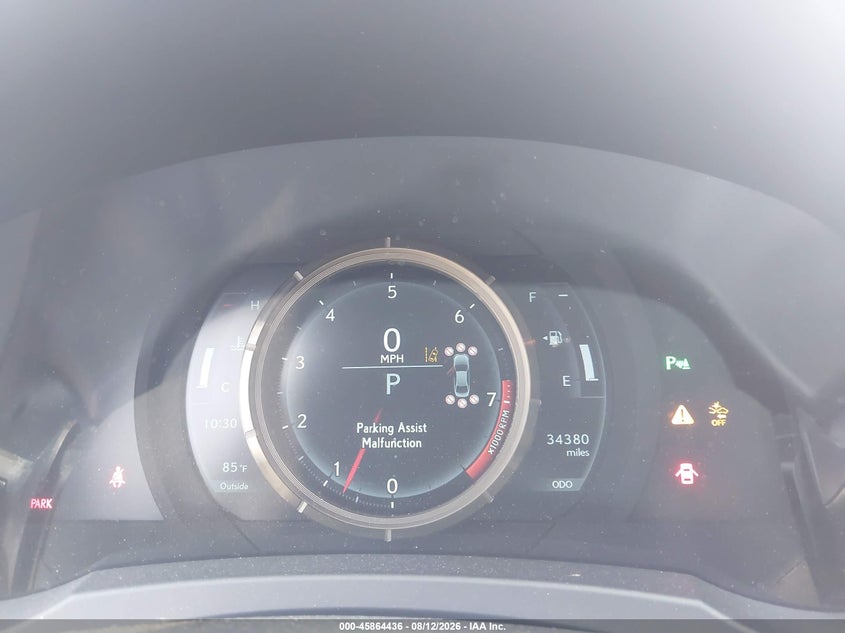 2019 Lexus Is VIN JTHCZ1D23K5016346 IAAI salvage auction — FRONT END, Salvage Title, sold $8,000 on 2026-08-27 (photo 7)