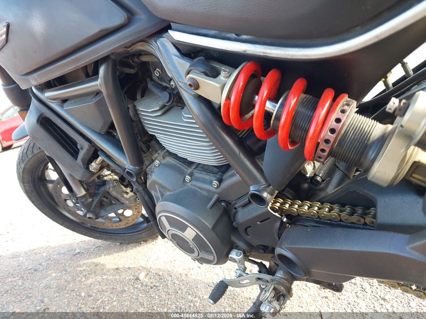2016 Ducati Scrambler VIN ML015ANM3GT010537 IAAI salvage auction — LEFT SIDE, Salvage (Arizona), sold $1,300 on 2026-09-03 (photo 9)
