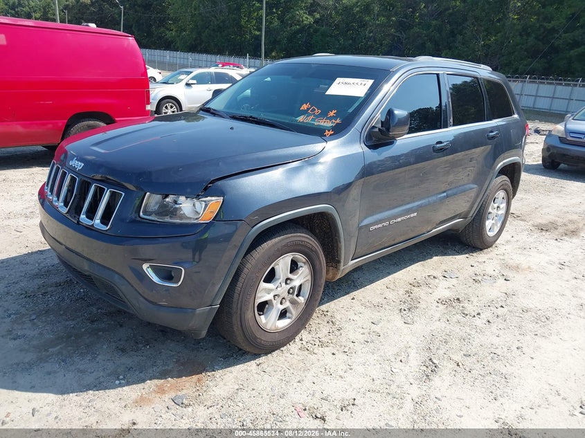 2015 Jeep Grand cherokee VIN 1C4RJEAG9FC681392 IAAI salvage auction — FRONT END, Salvage Title, sold $500 on 2026-09-05 (photo 2)