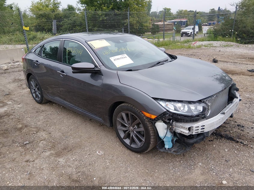 2021 Honda Civic VIN 19XFC1F31ME001552 — IAAI salvage auction photo