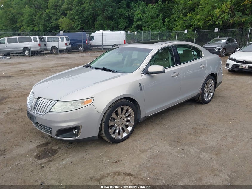2009 Lincoln Mks VIN 1LNHM93R69G629591 IAAI salvage auction — RIGHT REAR, Salvage - Greater Than 75% (Maryland), sold $575 on 2026-09-22 (photo 2)