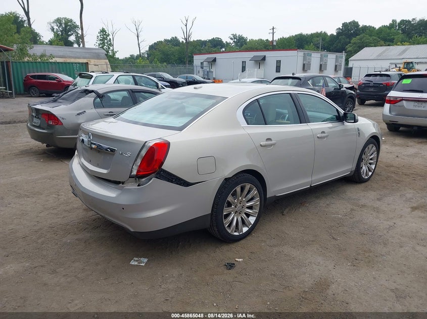 2009 Lincoln Mks VIN 1LNHM93R69G629591 IAAI salvage auction — RIGHT REAR, Salvage - Greater Than 75% (Maryland), sold $575 on 2026-09-22 (photo 4)