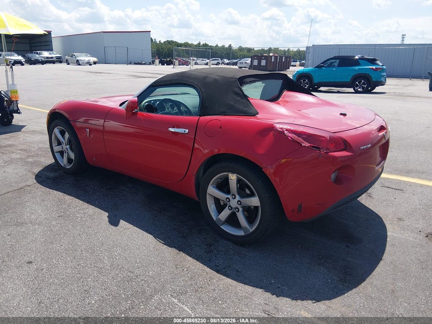2007 Pontiac Solstice VIN 1G2MB35B27Y116257 IAAI salvage auction — NORMAL WEAR, Clear (South Carolina), sold $675 on 2026-08-19 (photo 3)