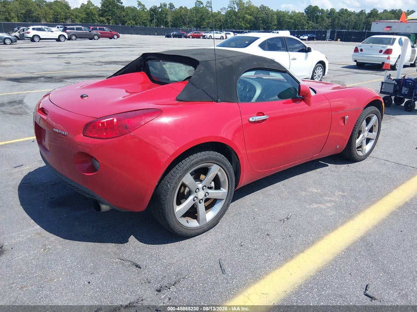 2007 Pontiac Solstice VIN 1G2MB35B27Y116257 IAAI salvage auction — NORMAL WEAR, Clear (South Carolina), sold $675 on 2026-08-19 (photo 4)