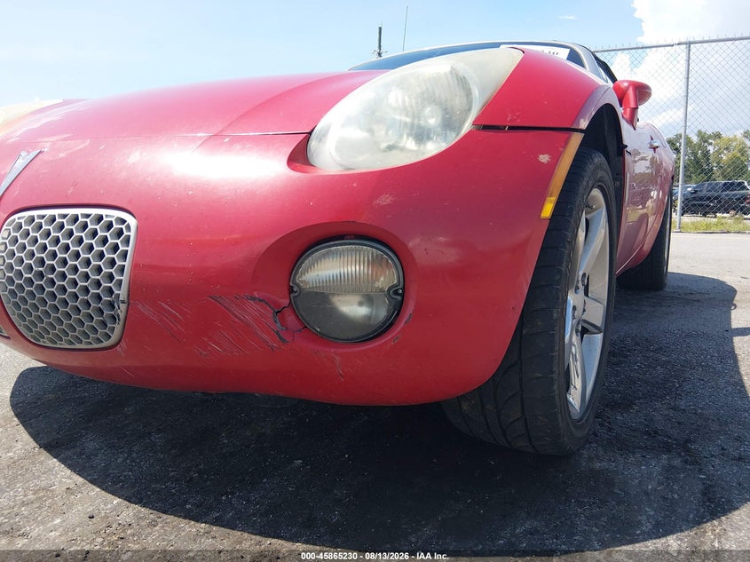 2007 Pontiac Solstice VIN 1G2MB35B27Y116257 IAAI salvage auction — NORMAL WEAR, Clear (South Carolina), sold $675 on 2026-08-19 (photo 6)