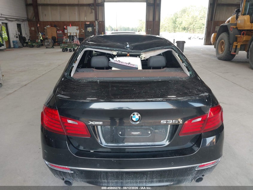 2014 BMW 5 series VIN WBA5B3C50ED531320 IAAI salvage auction — STORM DAMAGE, Clear (Montana), sold $700 on 2026-08-19 (photo 6)