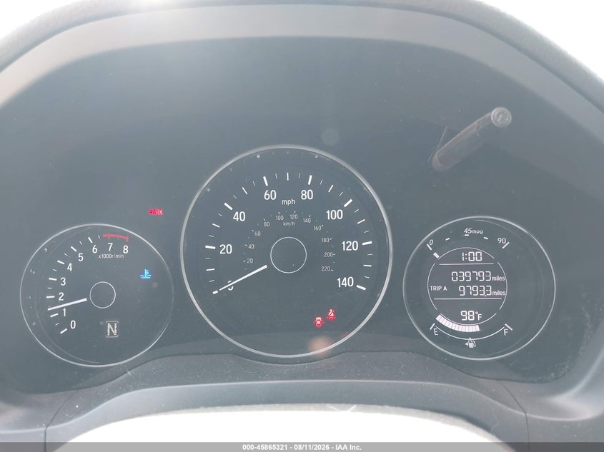 2017 Honda Hr-v VIN 3CZRU5H38HM709396 IAAI salvage auction — NORMAL WEAR, Salvage Title, sold $11,950 on 2026-08-19 (photo 7)