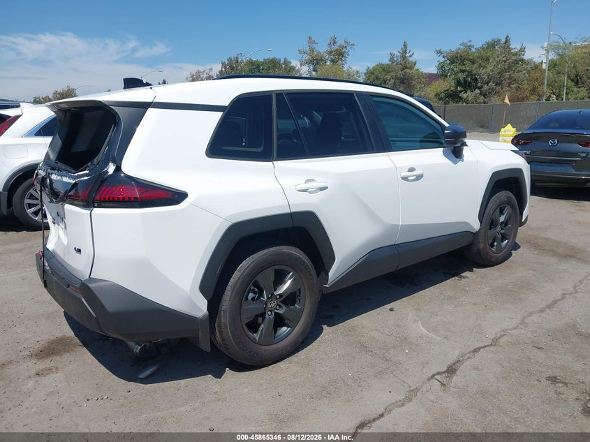 2026 Toyota RAV4 VIN 2T36CRAV0TC013915 IAAI salvage auction — Rear End, Salvage (California), sold $21,600 on 2026-09-24 (photo 4)