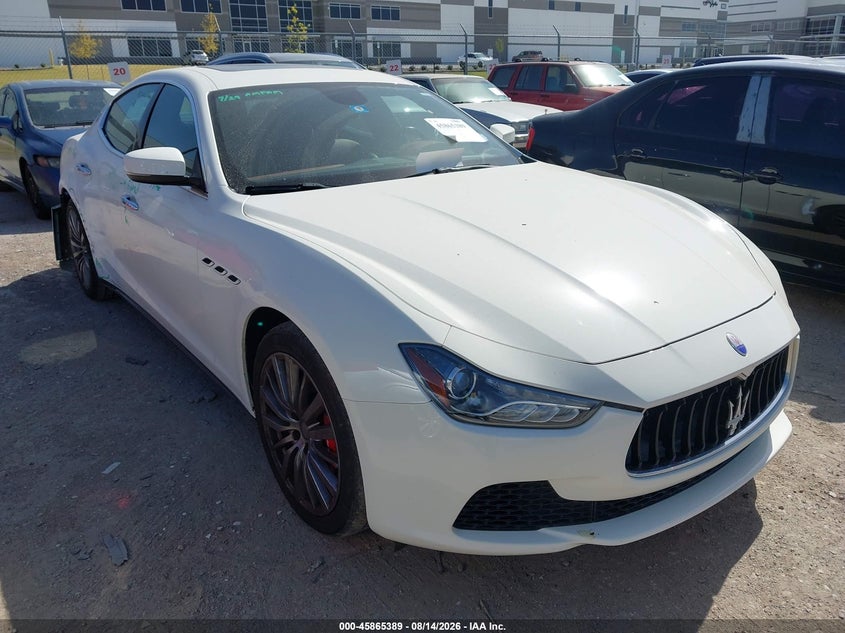 2017 Maserati Ghibli VIN ZAM57XSA3H1197585 — IAAI salvage auction photo