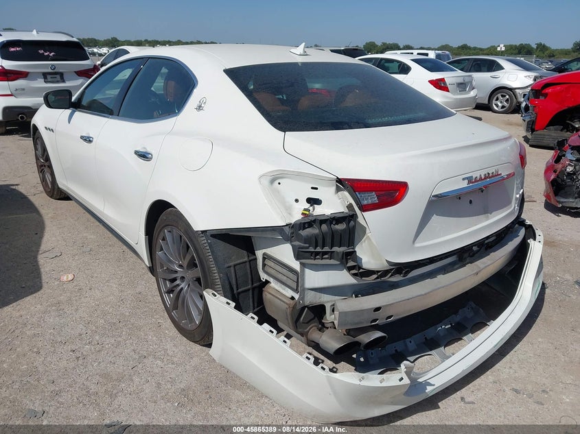 2017 Maserati Ghibli VIN ZAM57XSA3H1197585 IAAI salvage auction — REAR END, Original (Texas), sold $8,700 on 2026-09-15 (photo 3)