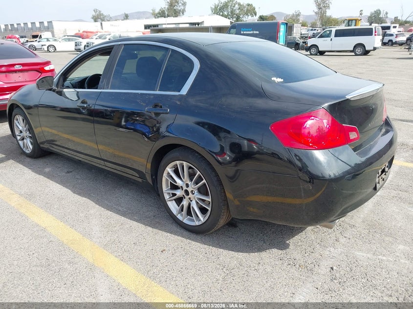 2007 Infiniti G35 VIN JNKBV61E57M716076 IAAI salvage auction — NORMAL WEAR, Clear - Dealer Only (California), sold $700 on 2026-08-19 (photo 3)