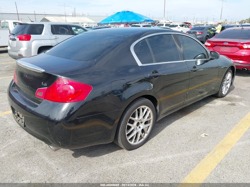 2007 Infiniti G35 VIN JNKBV61E57M716076 IAAI salvage auction — NORMAL WEAR, Clear - Dealer Only (California), sold $700 on 2026-08-19 (photo 4)
