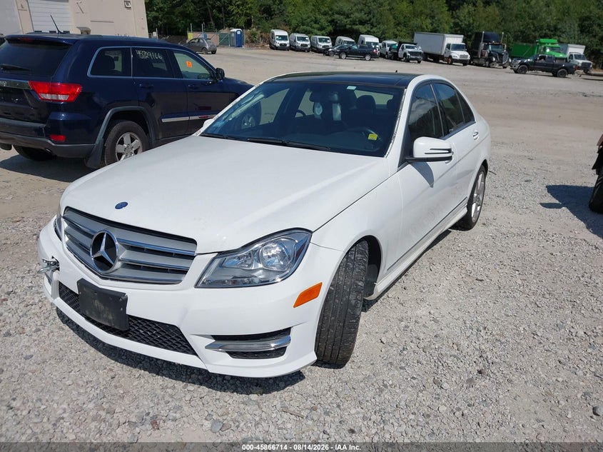 2013 Mercedes-benz VIN WDDGF8AB4DR244690 IAAI salvage auction — VANDALISM, Clear (Massachusetts), sold $1,200 on 2026-08-21 (photo 2)