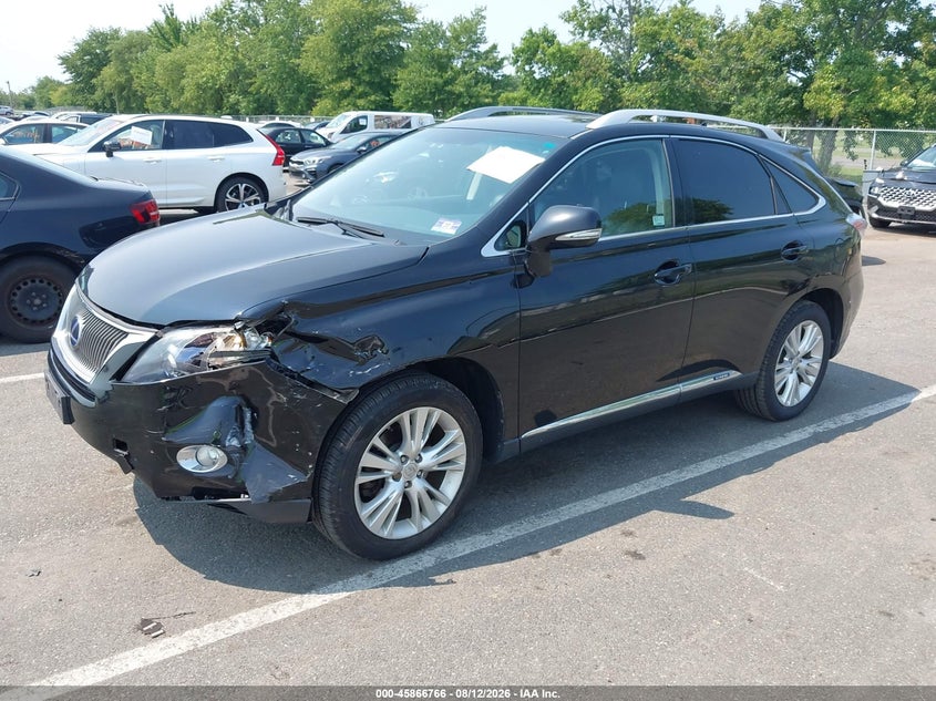 2012 Lexus Rx VIN JTJBC1BA4C2425769 IAAI salvage auction — LEFT FRONT, Salvage Title, sold $3,400 on 2026-09-20 (photo 2)