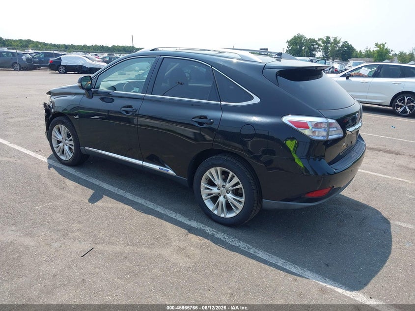 2012 Lexus Rx VIN JTJBC1BA4C2425769 IAAI salvage auction — LEFT FRONT, Salvage Title, sold $3,400 on 2026-09-20 (photo 3)
