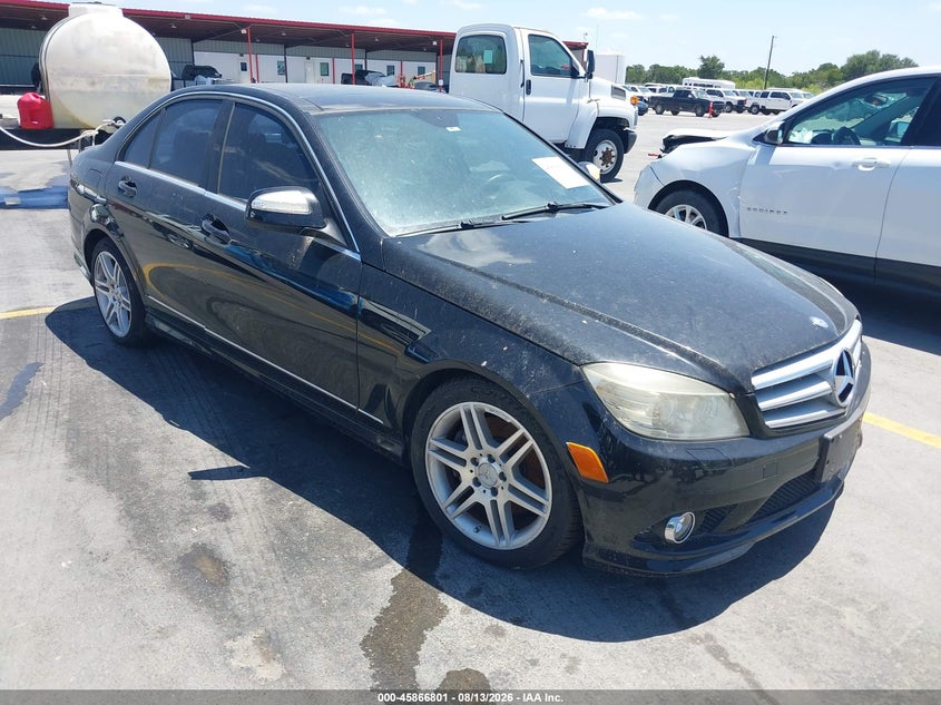 2008 Mercedes-benz C class VIN WDDGF56X58F138274 IAAI salvage auction — NORMAL WEAR, Clear (Kansas), sold $475 on 2026-08-20 (photo 1)