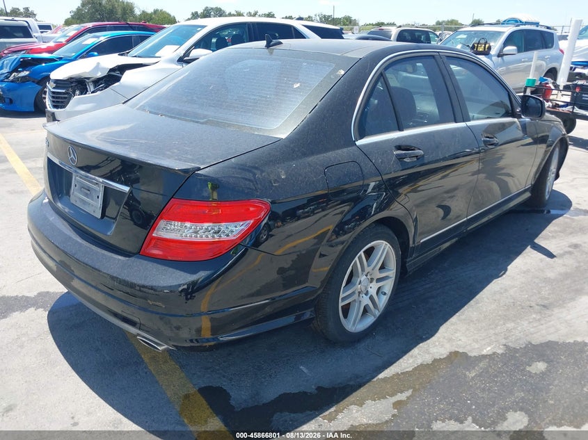 2008 Mercedes-benz C class VIN WDDGF56X58F138274 IAAI salvage auction — NORMAL WEAR, Clear (Kansas), sold $475 on 2026-08-20 (photo 4)