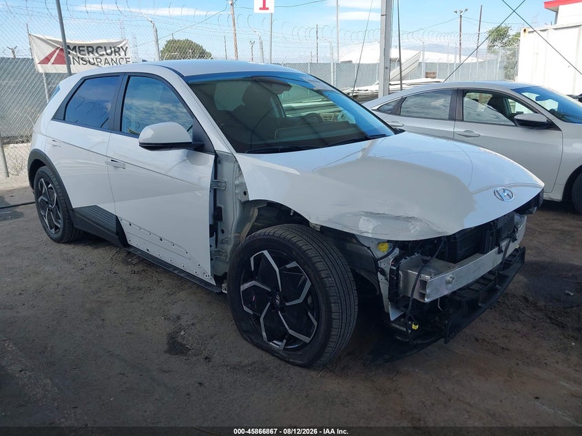2024 Hyundai Ioniq 5 VIN KM8KN4DE8RU263538 IAAI salvage auction — RIGHT FRONT, Salvage Title, sold $9,175 on 2026-08-31 (photo 1)