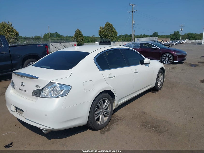 2012 Infiniti G VIN JN1CV6AR3CM673802 IAAI salvage auction — FRONT END, Salvage Title, sold $1,150 on 2026-09-21 (photo 4)