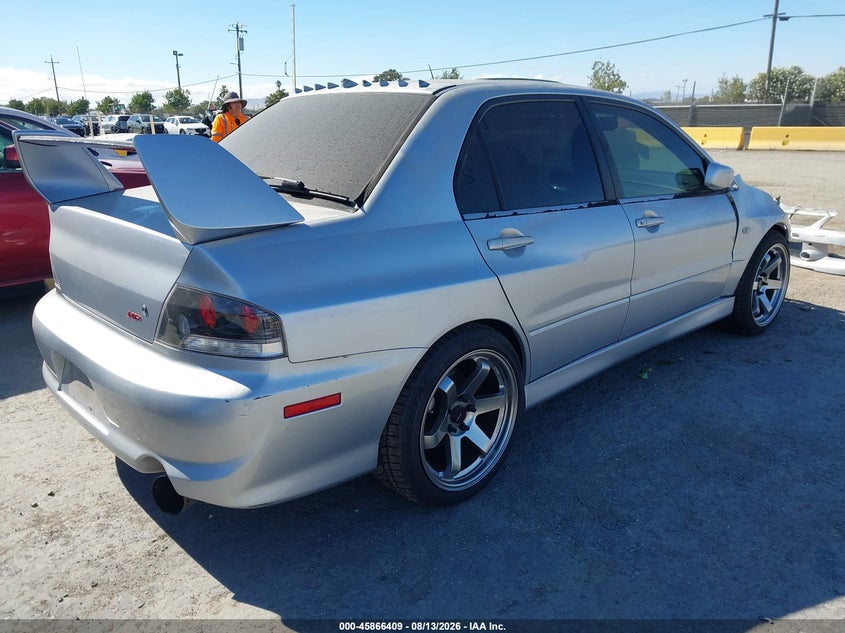 2006 Mitsubishi Lancer evolution VIN JA3AH86C76U034692 IAAI salvage auction — FRONT END, Salvage (California), sold $18,600 on 2026-08-21 (photo 4)