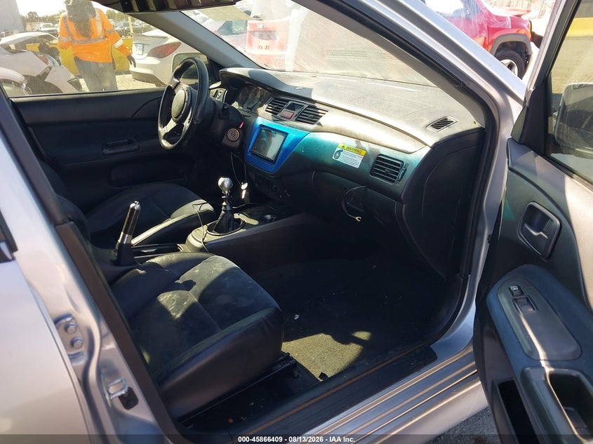 2006 Mitsubishi Lancer evolution VIN JA3AH86C76U034692 IAAI salvage auction — FRONT END, Salvage (California), sold $18,600 on 2026-08-21 (photo 5)