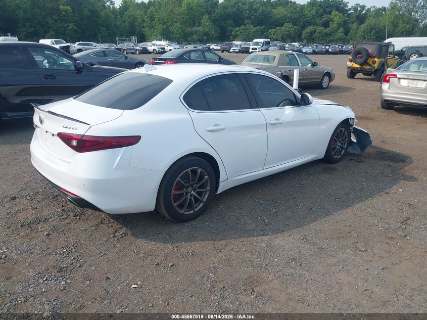 2019 Alfa romeo Giulia VIN ZARFANAN8K7603440 IAAI salvage auction — FRONT END, Salvage (Idaho), sold $4,650 on 2026-08-28 (photo 4)