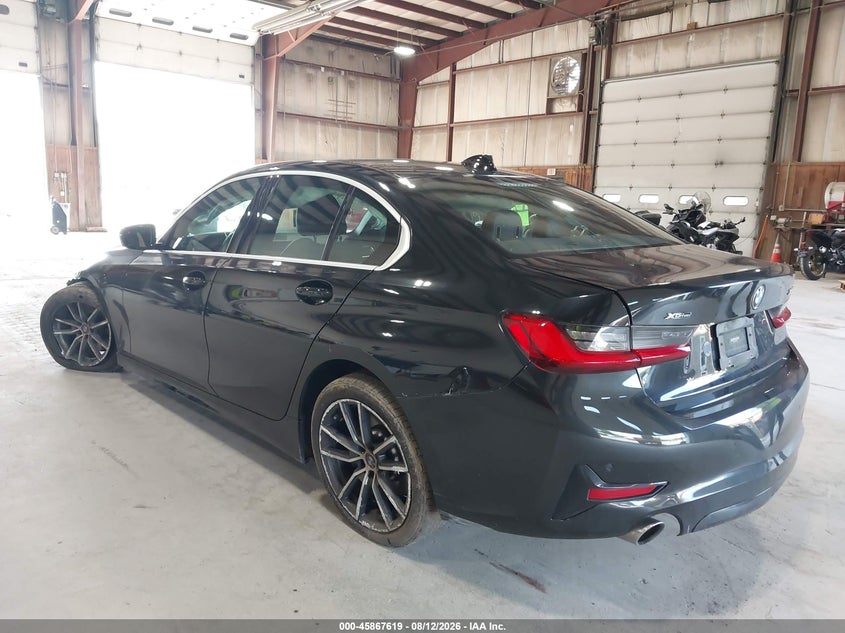 2021 BMW 3er VIN 3MW5R7J02M8B79492 IAAI salvage auction — FRONT END, Wait Title, sold $9,550 on 2026-09-23 (photo 3)