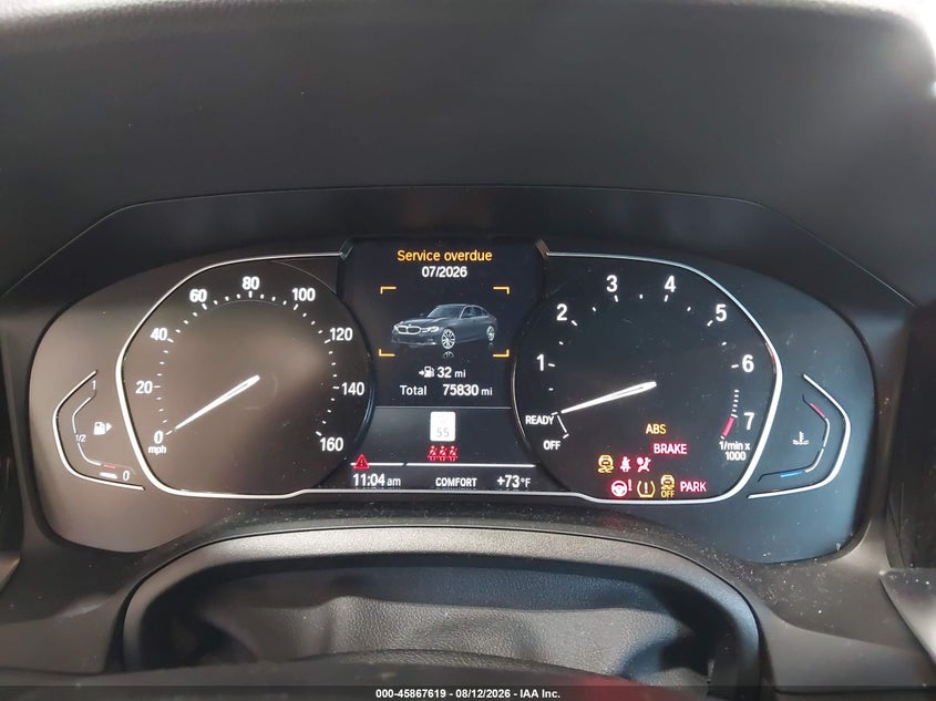 2021 BMW 3er VIN 3MW5R7J02M8B79492 IAAI salvage auction — FRONT END, Wait Title, sold $9,550 on 2026-09-23 (photo 7)