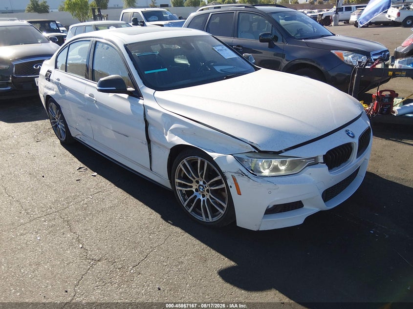 2015 BMW VIN WBA3A9G58FNT09420 IAAI salvage auction — RIGHT SIDE, Salvage Certificate (California), sold $1,300 on 2026-08-21 (photo 1)